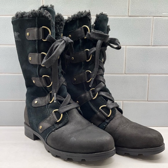 Sorel Shoes - Sorel Emelie Lace Up Boots Size 7